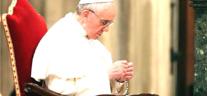 Писмо на папата Фрањо до сите верниците за месец мај – месецот на посветен на Богородица